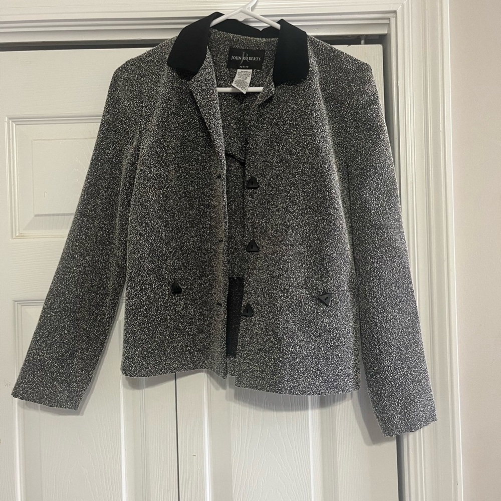 vintage john robert’s woman blazer size petite small